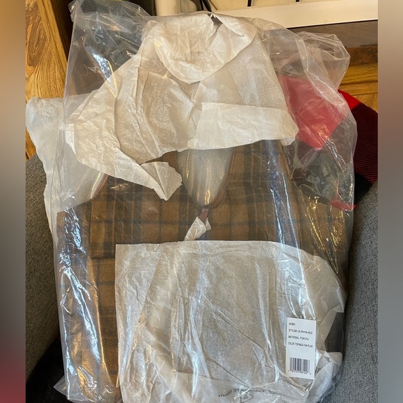 LUCKY BRAND Rhyn Plaid Tote Bag In Topanga Tan Plaid - Picture 12 of 12